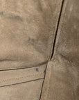 Soft Grained Calfskin Sangle Bucket Bag Taupe