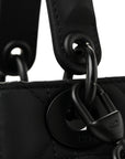 Ultra Matte Calfskin Cannage Small My ABCD1OR Lady D1OR Black