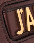 Metallic Calfskin J'AD1OR Chain Flap Bag Noisette