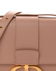 Box Calfskin 30 Montaigne Flap Bag Rose Des Vents