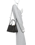Nappa Intrecciato Medium Parachute Shoulder Bag Fondant