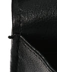 Lambskin Quilted Wallet On Chain WOC Black