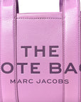 Grained Calfskin Small The Tote Bag Regal Orchid