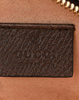 GG Supreme Monogram Web Mini Ophidia Round Shoulder Bag Brown