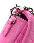 Lambskin Cannage Miss D1OR Promenade Pouch Fuchsia
