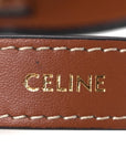 Triomphe Canvas Calfskin Teen Couer Heart Bag Tan