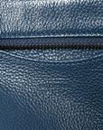Grained Calfskin Neo Classic Silver Hardware Mini City Petrol Blue