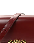 Shiny Calfskin Teen Triomphe Light Burgundy