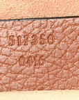 New Denim GG Monogram Dollar Calfskin Mini Ophidia Shoulder Bag Blue Tea Cuir Epilog