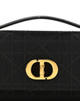 Technical Fabric Macrocannage Miss Caro Top Handle Pouch Black