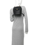 Lambskin Quilted Mini Urban Spirit Backpack Black