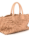 Nappa Intrecciato Medium Paillettes Cabat Beige