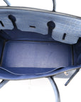 Matte Porosus Crocodile Birkin 30 Bleu Brighton