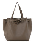 Soft Grained Calfskin Small Belt Cabas Phantom Taupe