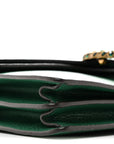 Dollar Calfskin Crystal Small Dionysus Shoulder Bag Emerald