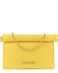 Smooth Calfskin La Petite Pochette Rond Carre Yellow