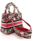 Canvas Embroidered Butterfly Print Medium Lady D-Lite Multicolor