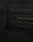 Drummed Calfskin Micro Luggage Black