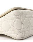 Supple Calfskin Cannage Medium Caro Bag Ivory