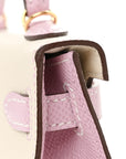 Epsom Horseshoe Mini Kelly Sellier 20 Craie Mauve Sylvestre