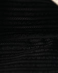 Re-Nylon Saffiano Re-Edition 2000 Double Zip Crossbody Bag Black