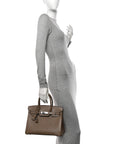 Ostrich Birkin 30 Mousse