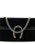 Velvet Super Mini Dionysus Shoulder Bag Black