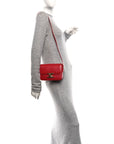 Shiny Calfskin Teen Triomphe Red