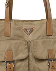 Nylon Vela Shopping Tote Sesamo
