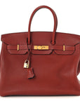 Togo Verso Birkin 35 Brique Ebene