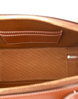 Triomphe Canvas Top Handle Messenger Box Tan