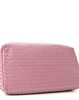 Light Calf Intrecciato Medium Roma Mallow