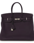 Togo Birkin 35 Cassis