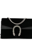 Velvet Super Mini Dionysus Shoulder Bag Black
