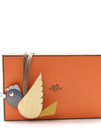 Epsom Chevre Mysore Swift Alligator Lizard Birdy Bag Charm Jaune Ambre Vanille Gris Fonce Bleu Saphir Bleu Glacier Etoupe