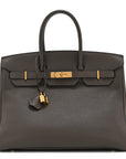 Taurillon Clemence Birkin 35 Etain