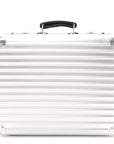 Aluminum Junkers F13 Collection Classic Flight Attache Briefcase Silver