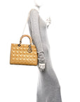 Patent Cannage Large Lady D1OR Beige