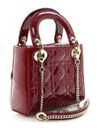 Patent Cannage Mini Lady D1OR Red
