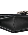 Suede Super Mini Dionysus Shoulder Bag Black