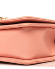 Caviar Quilted Small Boy Flap Light Pink