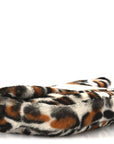 Calf Hair Leopard Print Phone Baguette Moro