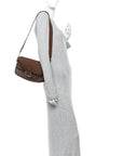 Cuoio Roma Sellerissima Nappa Sintetica Tape Stitch Baguette Fettuccia