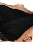 Waxed Suede Calfskin Classic Hardware Medium Le City Camel