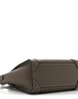 Drummed Calfskin Nano Luggage Souris