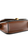 Canvas Calfskin Mini TB Bag Natural Malt Brown