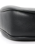 Supple Calfskin Cuir Triomphe Small Heloise Shoulder Bag Black