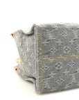 Monogram Denim Onthego MM Washed Gray