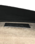 Glitter Fabric Erica Chain Clutch Anthracite