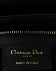 Grained Calfskin Saddle Bag Black